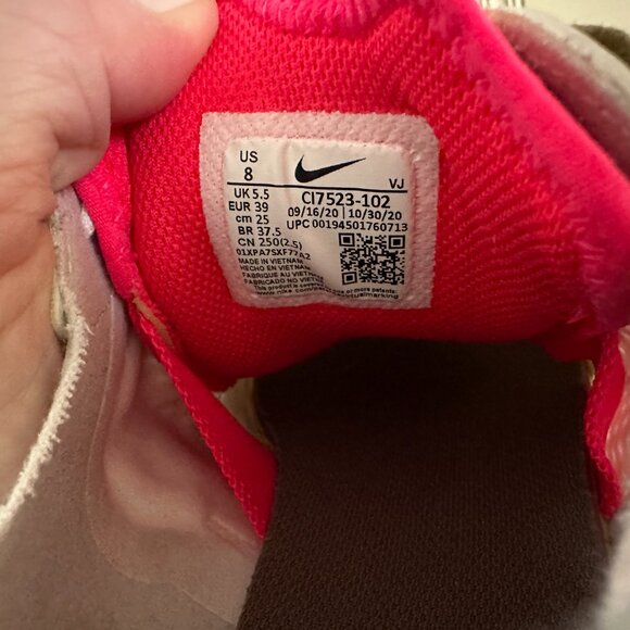 Nike React Vision Running Sneaker Summit White Siren Red - Picture 4 of 6